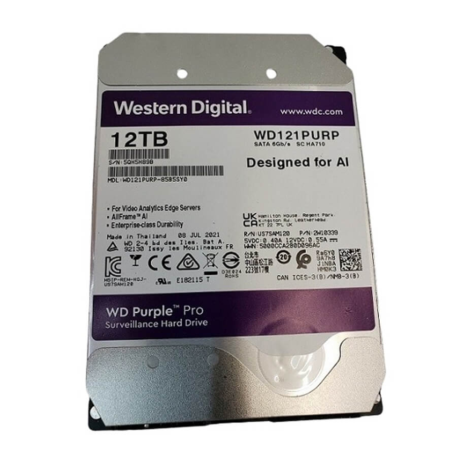 Ổ cứng chuyên dụng 12TB Western Purple WD121PURP
